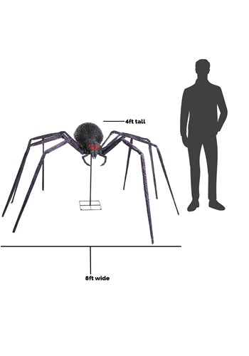 8.8FT Leggs the Giant Spider Yard Halloween Decoration | Spider Decorations