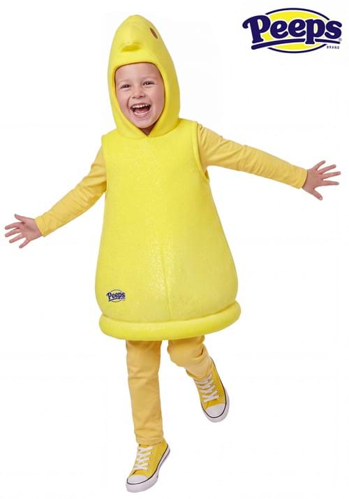 Kids Yellow Chick Peeps Costume 1