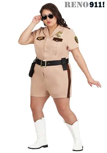 Plus Size Womens Reno 911 Lt Dangle Costume