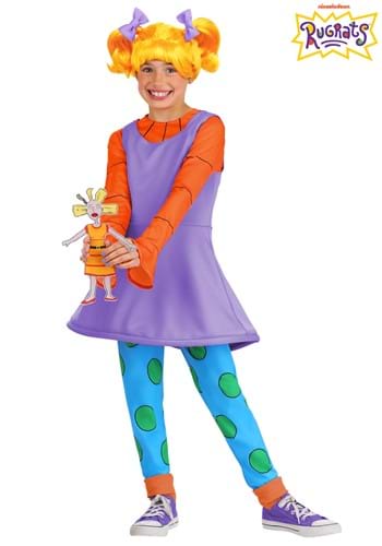 Kid's Angelica Nickelodeon Rugrats Costume