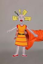 Kids Angelica Nickelodeon Rugrats Costume Alt 4