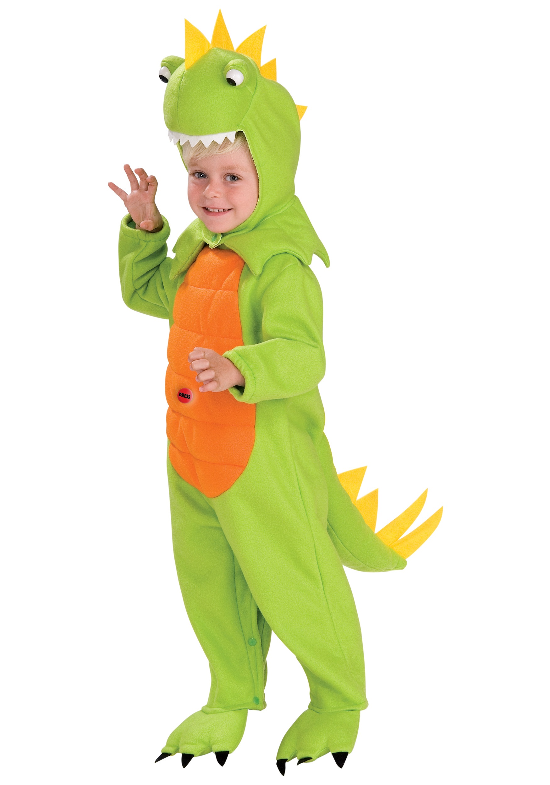 Disfraz de dinosaurio para niños Multicolor