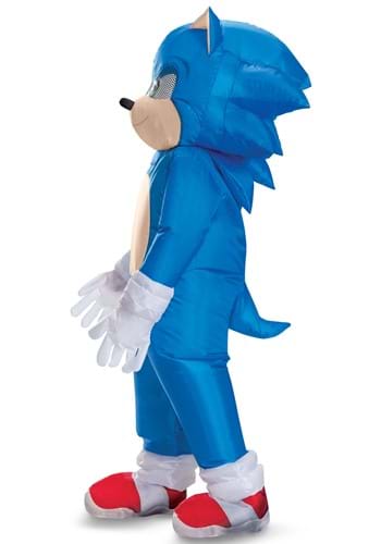 Inflatable Child Sonic the Hedgehog Costume | Inflatable Video Game Costumes