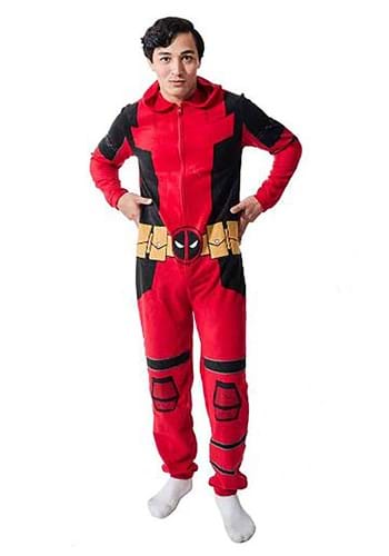 Adult Marvel Deadpool Cosplay Union Suit Costume | Deadpool Costumes