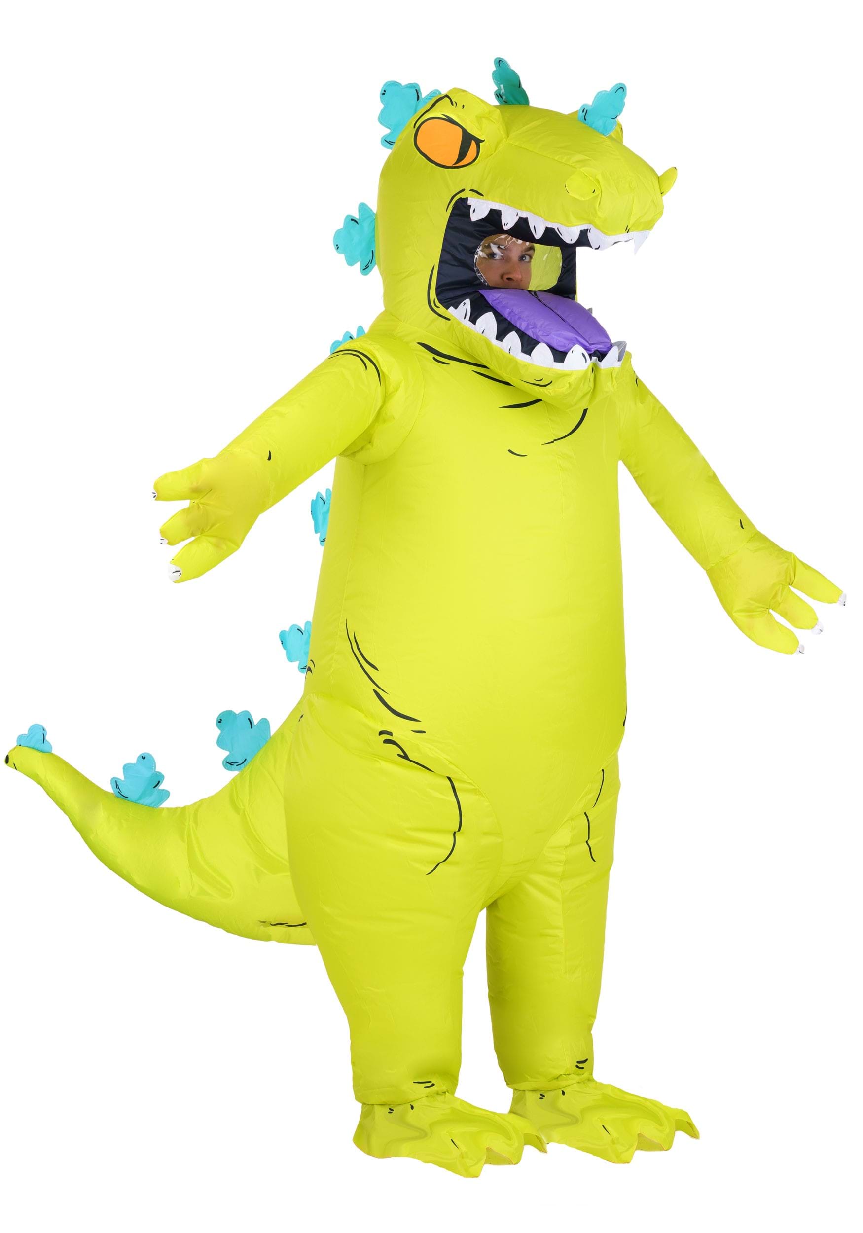 Adult Inflatable Nickelodeon Rugrats Reptar Costume | Nickelodeon Costumes