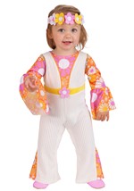 Infant Bell Bottom Baby Hippie Costume Alt 3
