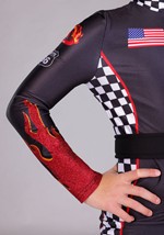 Girl's Fiery Race Car Driver Costume Alt 3