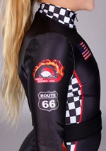 Girl's Fiery Race Car Driver Costume Alt 9