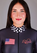 Women's Fiery Race Car Driver Costume Alt 4