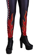 Women's Fiery Race Car Driver Costume Alt 8