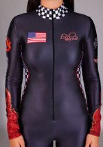 Plus Size Women's Fiery Race Car Driver Costume Alt 1