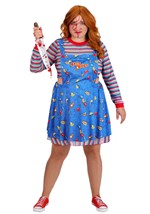 Plus Size Women's Brutal Best Buddy Doll Costume Alt 4
