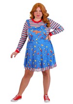 Plus Size Women's Brutal Best Buddy Doll Costume Alt 5