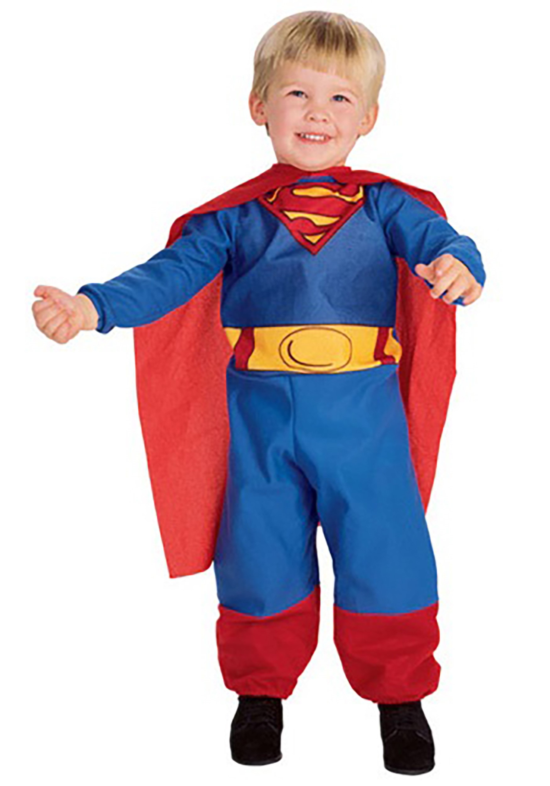 Bébé Garçons Superman super héros 2 barboteuse taille 3 6 9 mois layette Muscle Costume 
