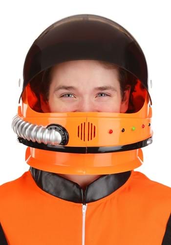 Orange Astronaut Adult Costume Helmet | Astronaut Accessories