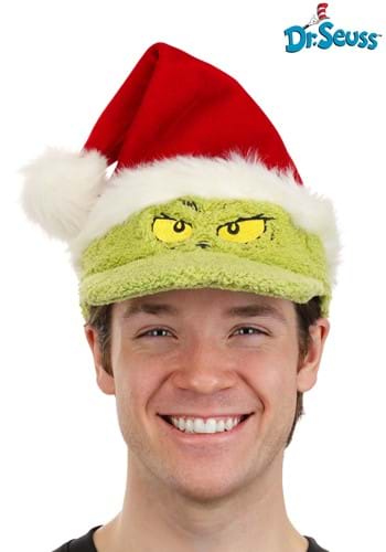 Dr Seuss Grinch Santa Fuzzy Cap