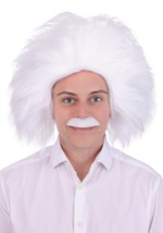 Adult Mad Scientist Costume Wig and Mustache Kit Alt 2