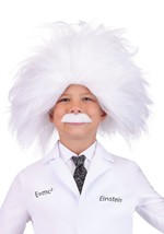 Kid's Mad Scientist Costume Wig and Mustache Kit Alt 3