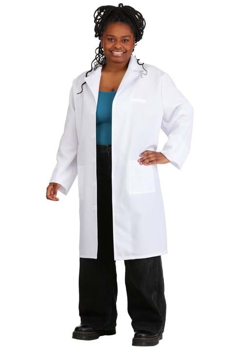 Plus Size Lab Coat Doctor Costume