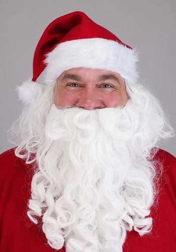 Plus Size Flannel Santa Claus Men's Costume | Christmas Costumes