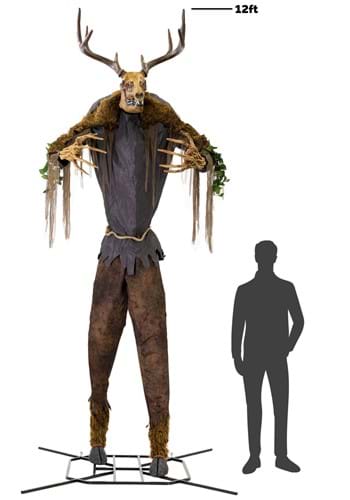 12FT Animated Towering Wendigo Halloween Decoration | Halloween Animatronics