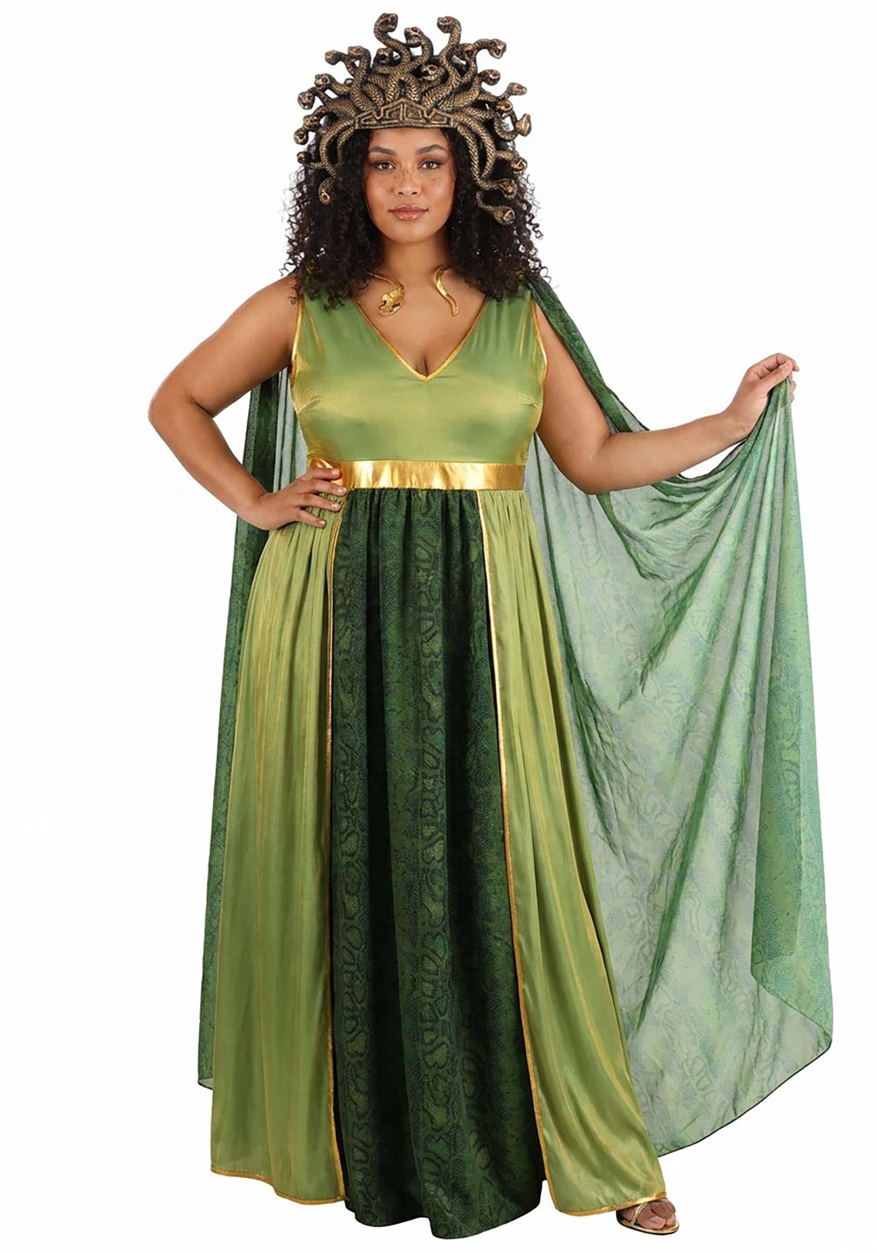 Plus Size Goddess Medusa Women's Costume | Historical Costumes