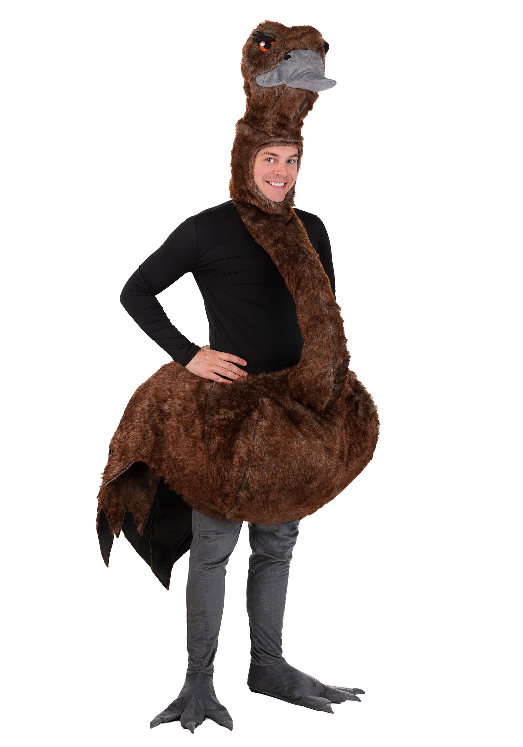 Emu Adult Costume | Bird Costumes