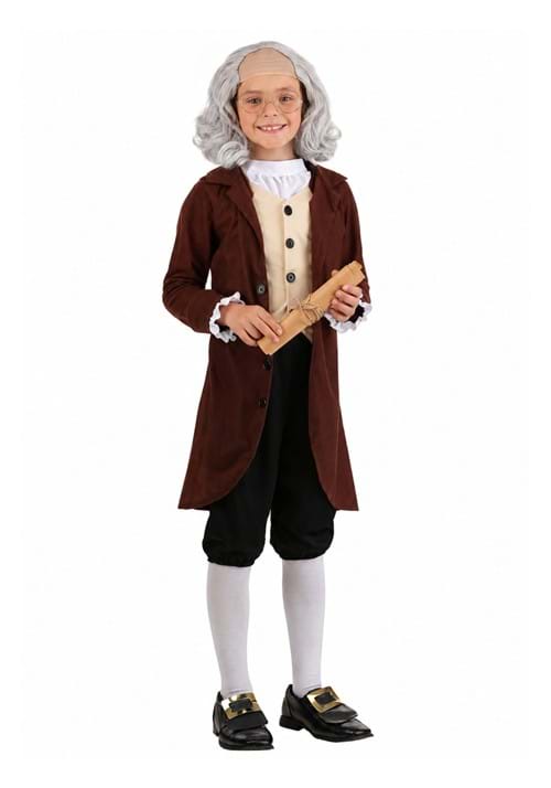 Classic Ben Franklin Boy's Costume new