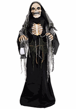 Animated Wraithlike Reaper Halloween Decoration Alt 3