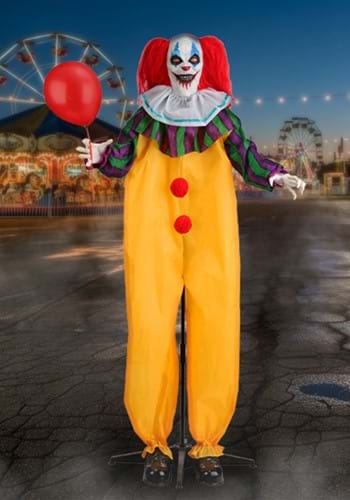 Nickles the Nightmare Clown Animatronic Decoration