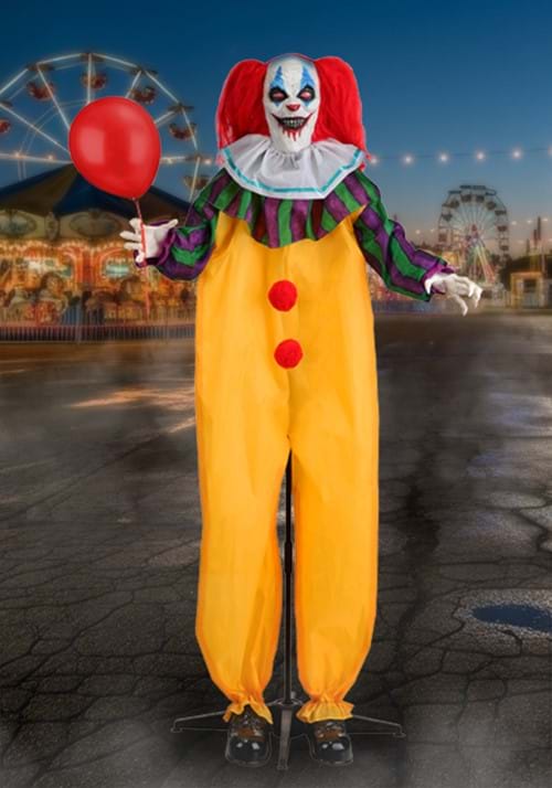 Nickles the Nightmare Clown Animatronic Decoration Main