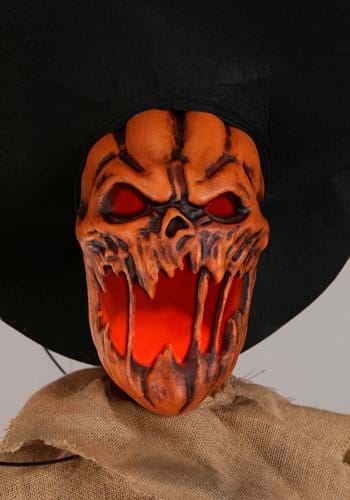 7FT Animated Raven Scarecrow Prop Decoration | Halloween Animatronics