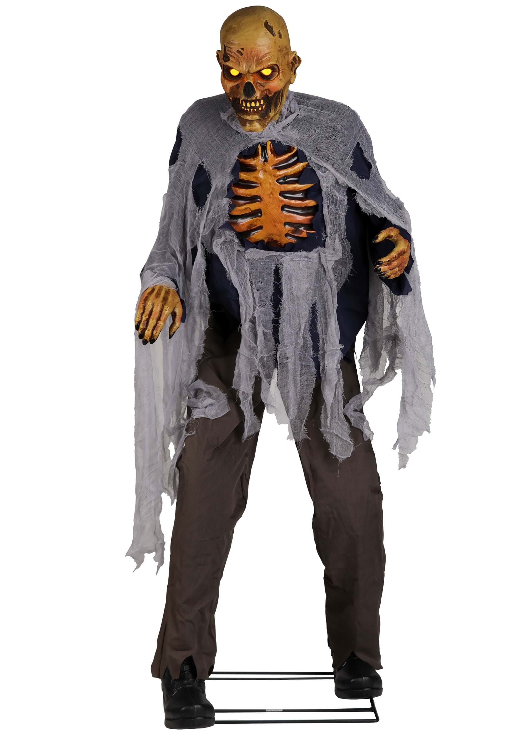 5.9FT Lumbering Zombie Animatronic Prop Decoration | Halloween Animatronics