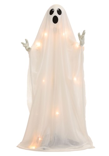 5.25FT High Spirited Light Up Ghost Family Halloween Decoration - Scream Saver | Ghost Decorations