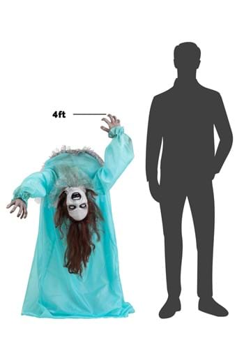 3.25FT Animated Spider Walk Sadie the Broken Lady Decoration - Scream Saver | Halloween Animatronics