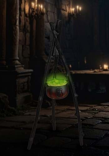 Boiling Up Trouble Witch Cauldron Decoration new