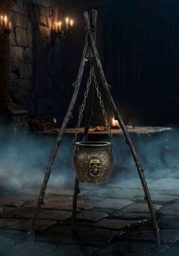 Rustic Witch Cauldron Decoration UPD