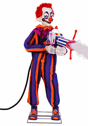 5.6FT Rudy Killer Klowns from Outer Space Animated Decoration - Tekky | Halloween Animatronics