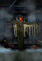 Swiping Scarecrow Animated Decoration