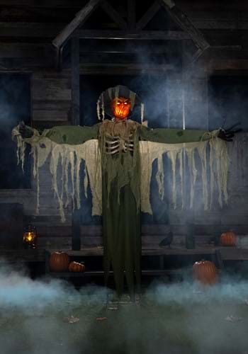 6.5FT Animated Swiping Scarecrow Decoration - Tekky | Halloween Animatronics