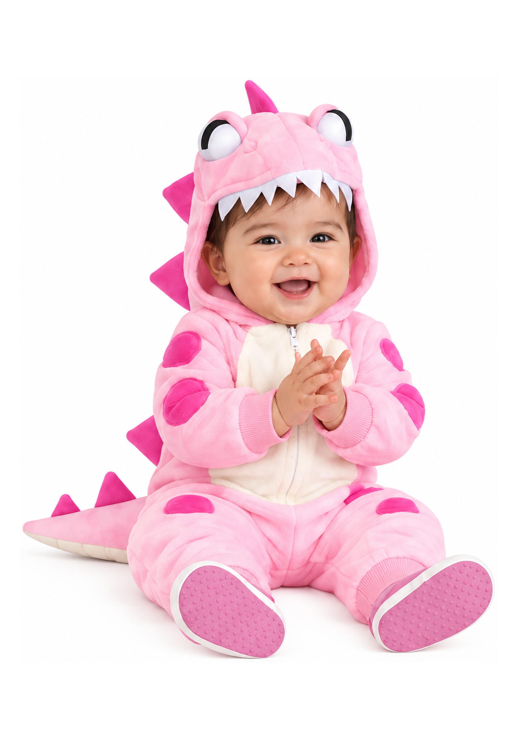 Pink Dinosaur Infant Onesie Costume | Kid's Dinosaur Costumes