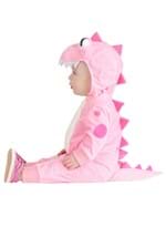 Infant Women's Pink Dinosaur Onesie Costume Alt 2