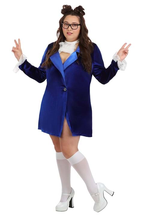 Plus Size Womens 60s Swinger Costume