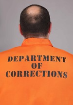 Plus Size Orange Prisoner Costume for Adults Alt 3