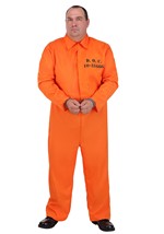 Plus Size Orange Prisoner Costume for Adults Alt 2
