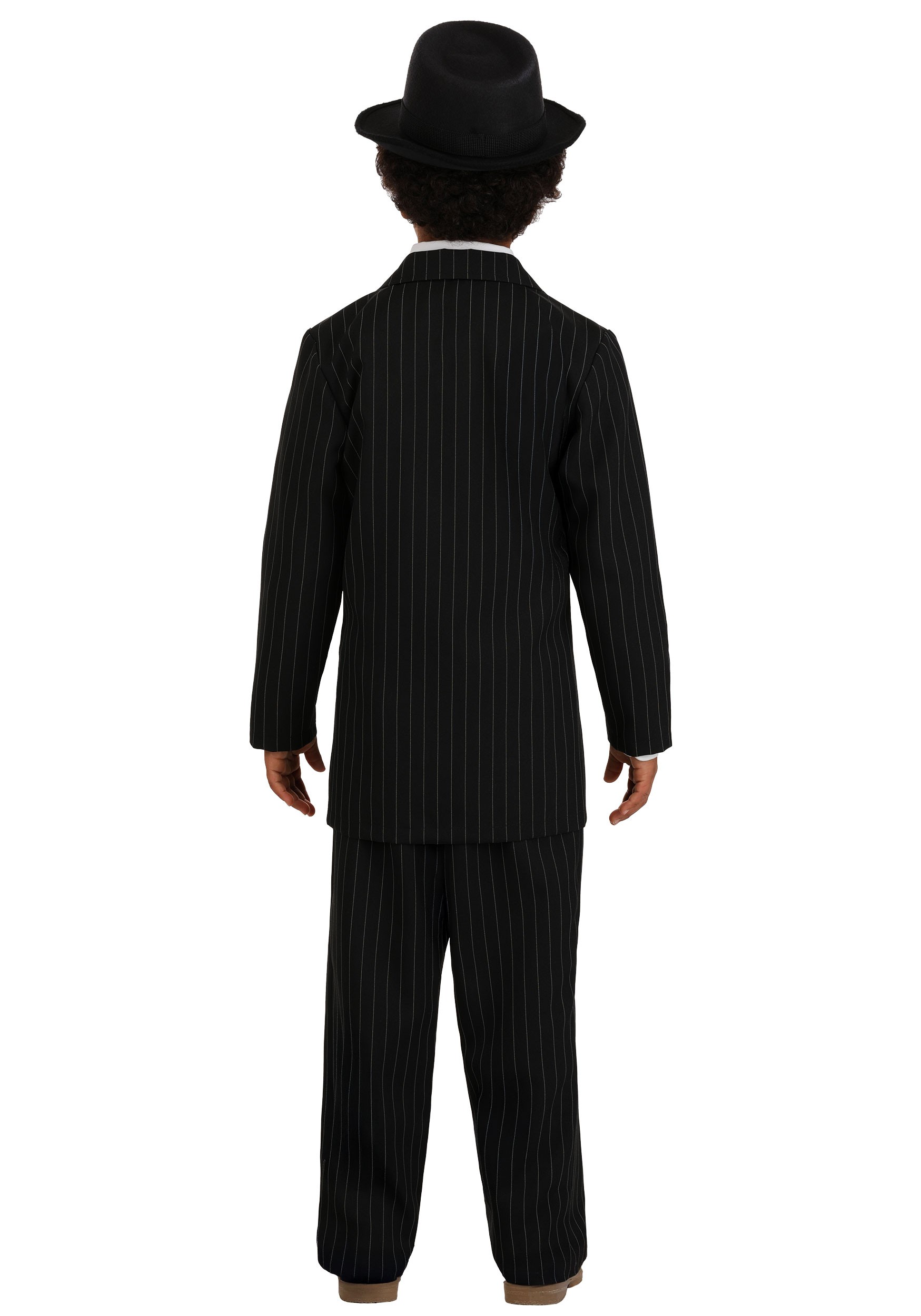 Pinstripe Gangster Suit Boy's Costume | Kid's Gangster Costumes