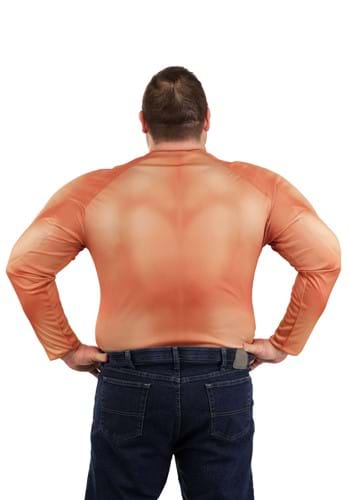 Adult Plus Size Padded Muscle Costume Shirt | Adult Costumes