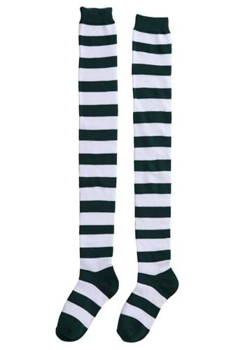 Plus Size White/Green Women's Munchkin Socks | Movie Accessories