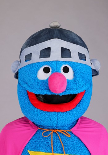Plus Size Sesame Street Super Grover Mascot Men's Costume | Sesame Street Costumes