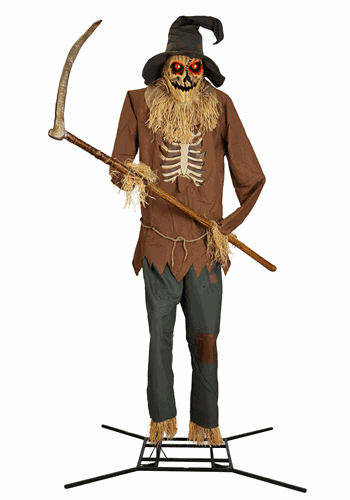 12FT Animatronic Scarecrow Decoration - Tekky | Halloween Animatronics
